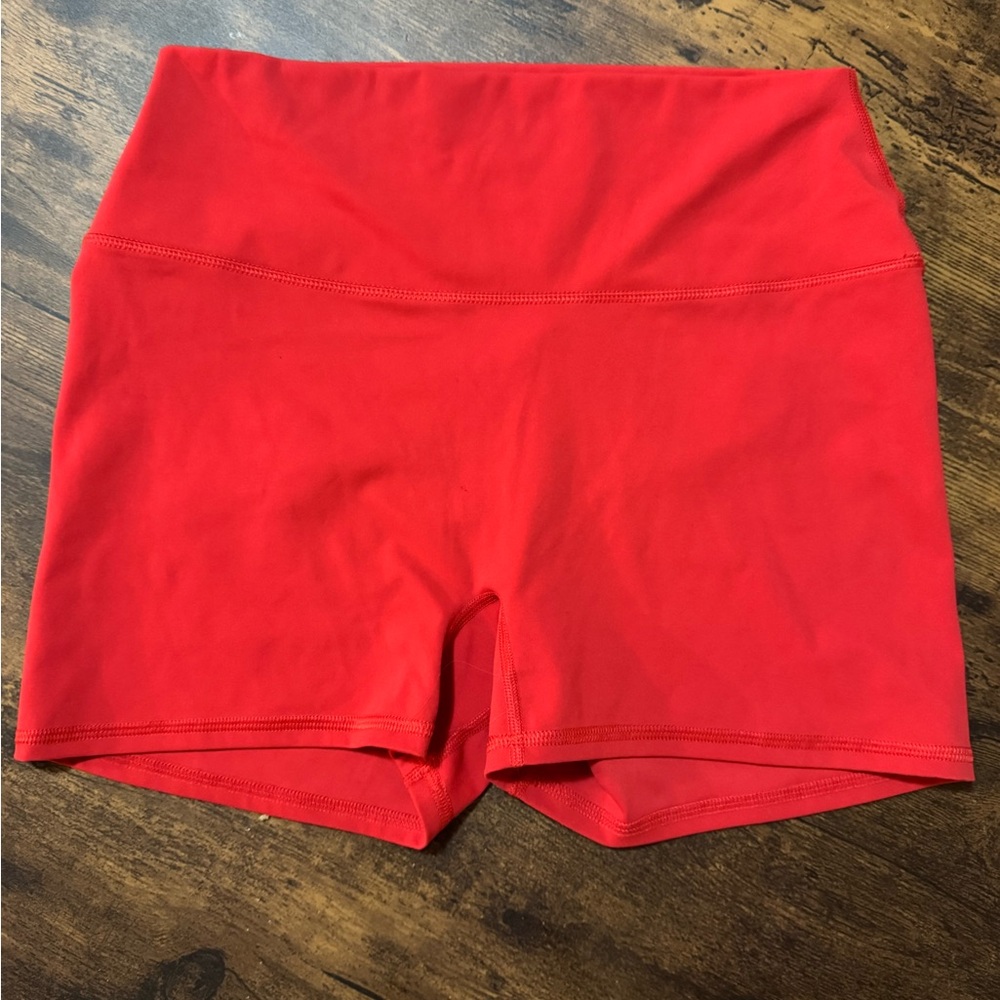 Garage Women's Vibrant Red Athletic Shorts